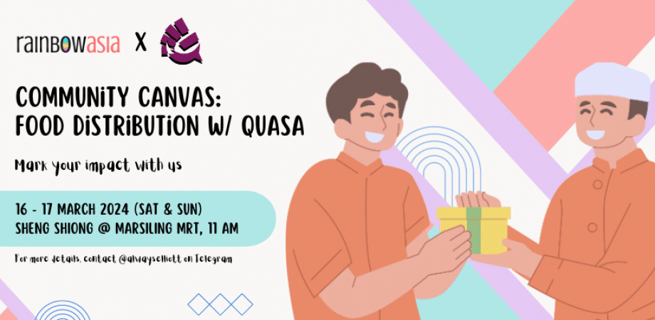 [RainbowAsia X Quasa] Community Canvas – Food Distribution with Quasa